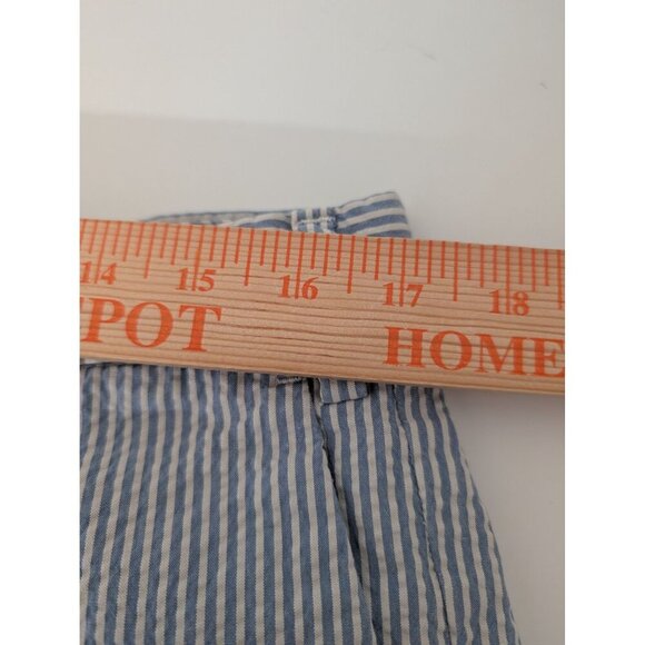 Polo Ralph Lauren Seersucker Shorts Mens Size 35 Blue Suffield Fit Striped - Picture 6 of 9